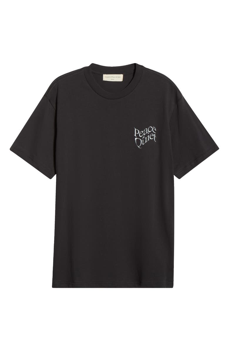 Museum of Peace & Quiet Warped Graphic T-Shirt, Alternate, color, Black