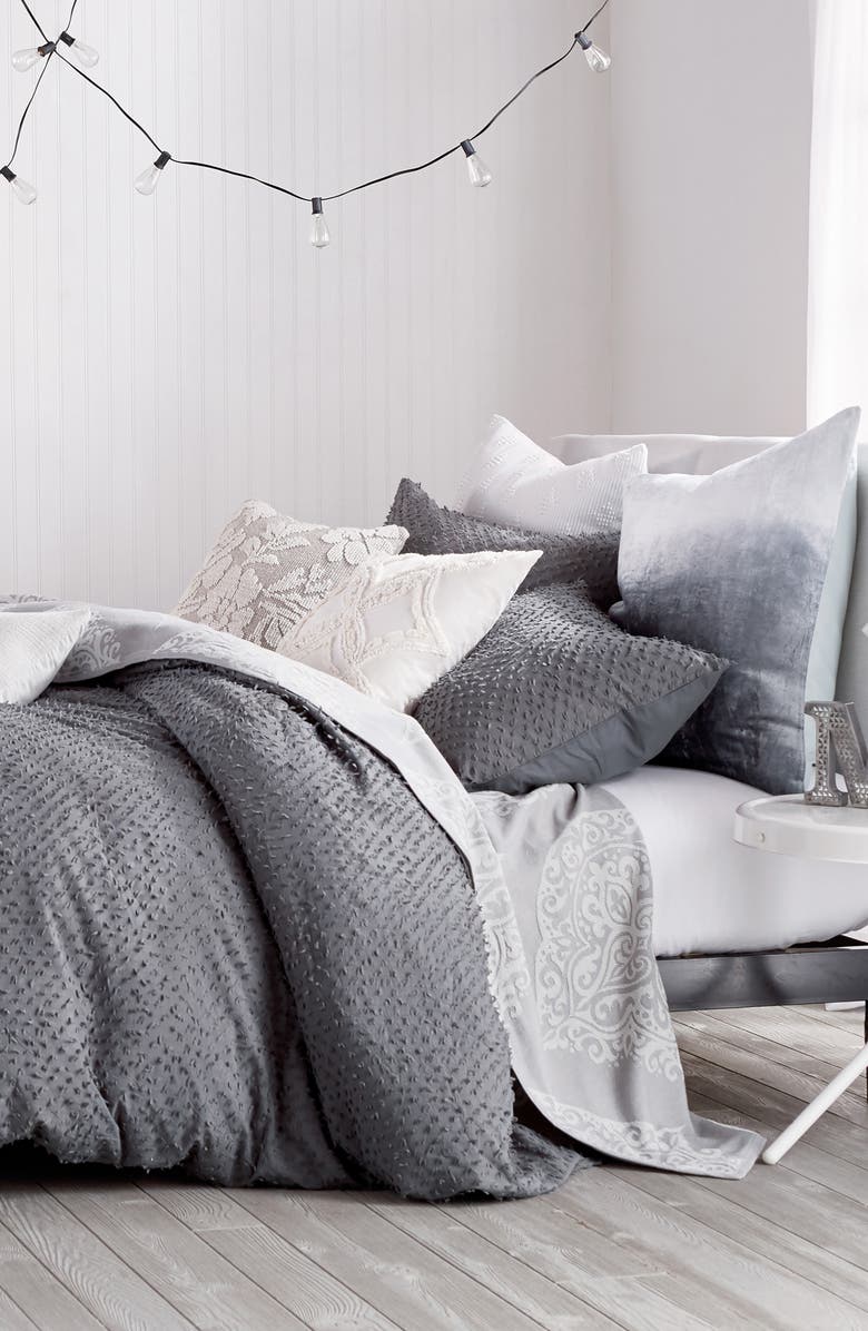 Peri Home Dot Fringe Comforter & Sham Set, Alternate, color, 