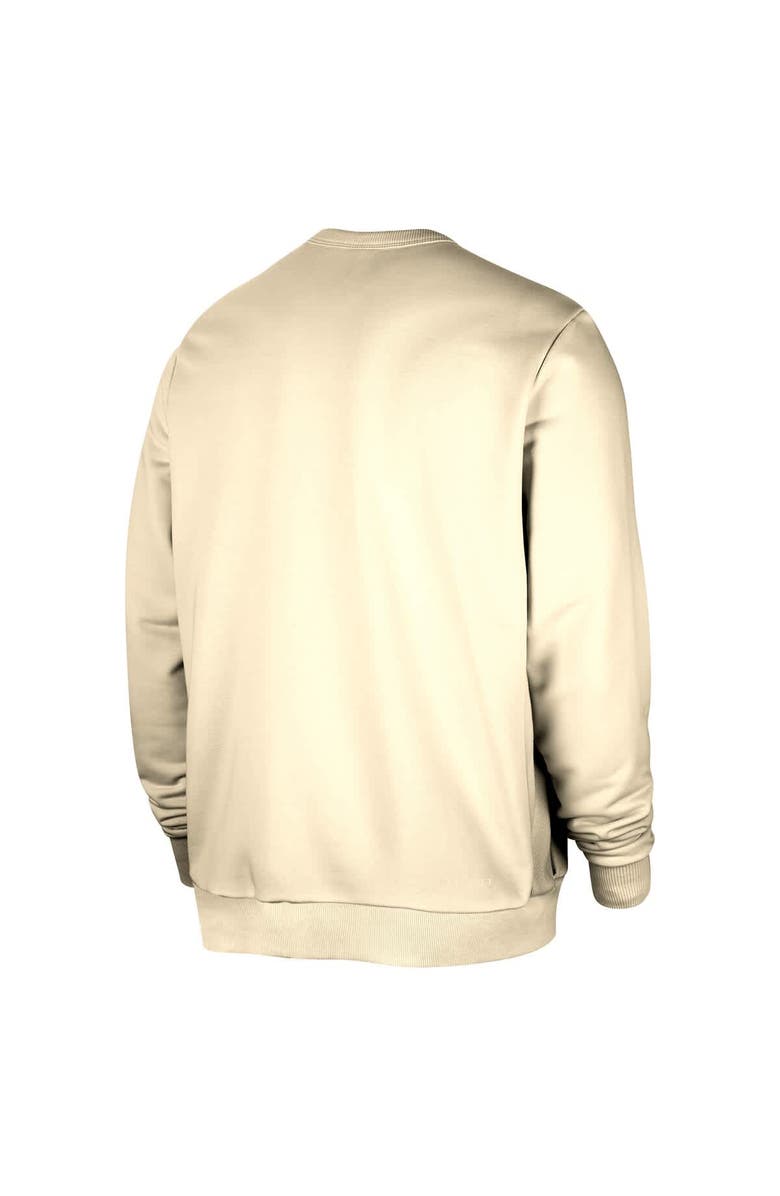 Nike Men's Nike Cream Los Angeles Lakers Courtside Standard Issue Performance Pullover Sweatshirt, Alternate, color, Cream