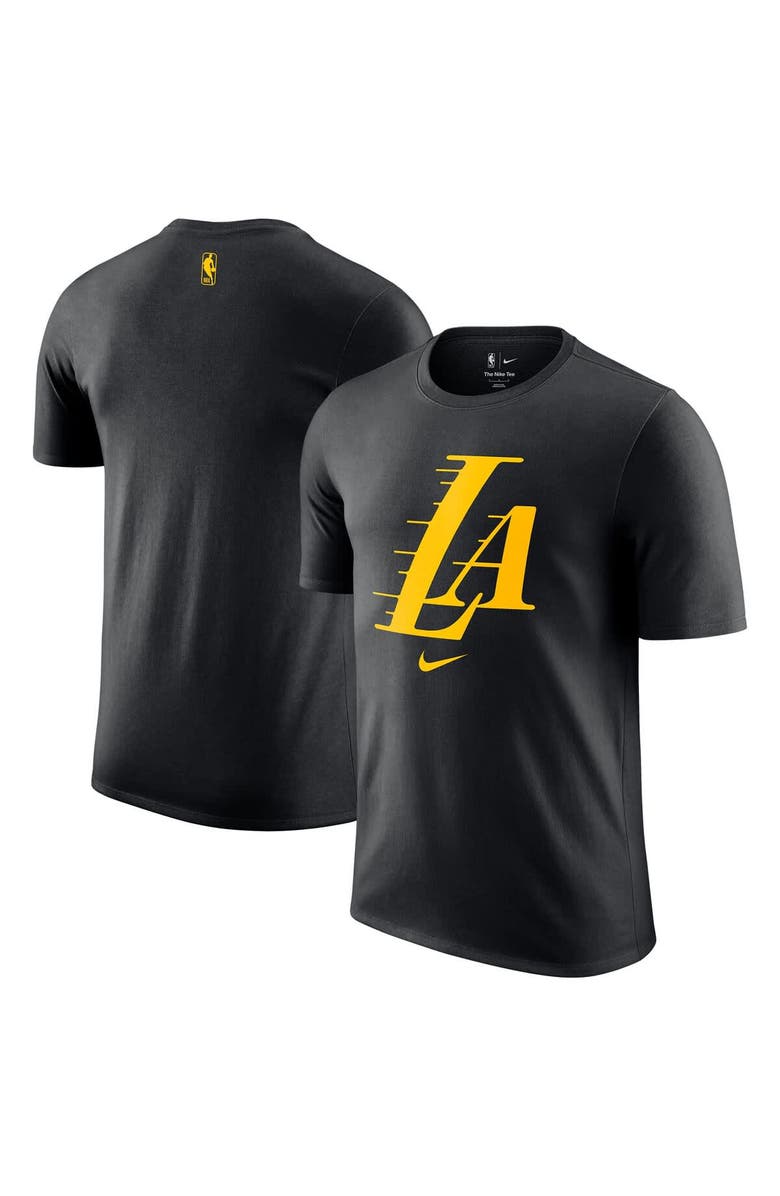 Nike Men's Nike  Black Los Angeles Lakers 2025/26 City Edition Remix Essential Logo T-Shirt, Main, color, Black