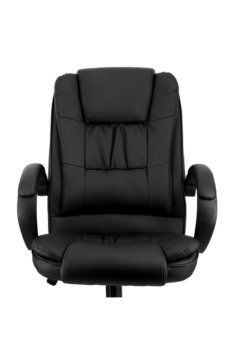 Elama High Back Adjustable Office Chair, Alternate, color, Black