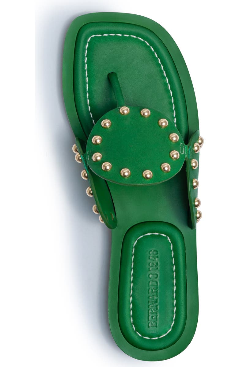 Bernardo 1946 Footwear Agartha Thong Sandal, Alternate, color, Green