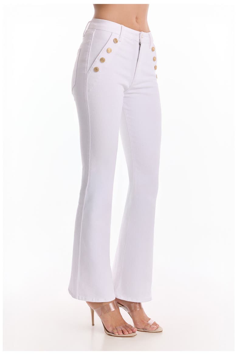 Allegra Bootcut Jean, Main, color, White