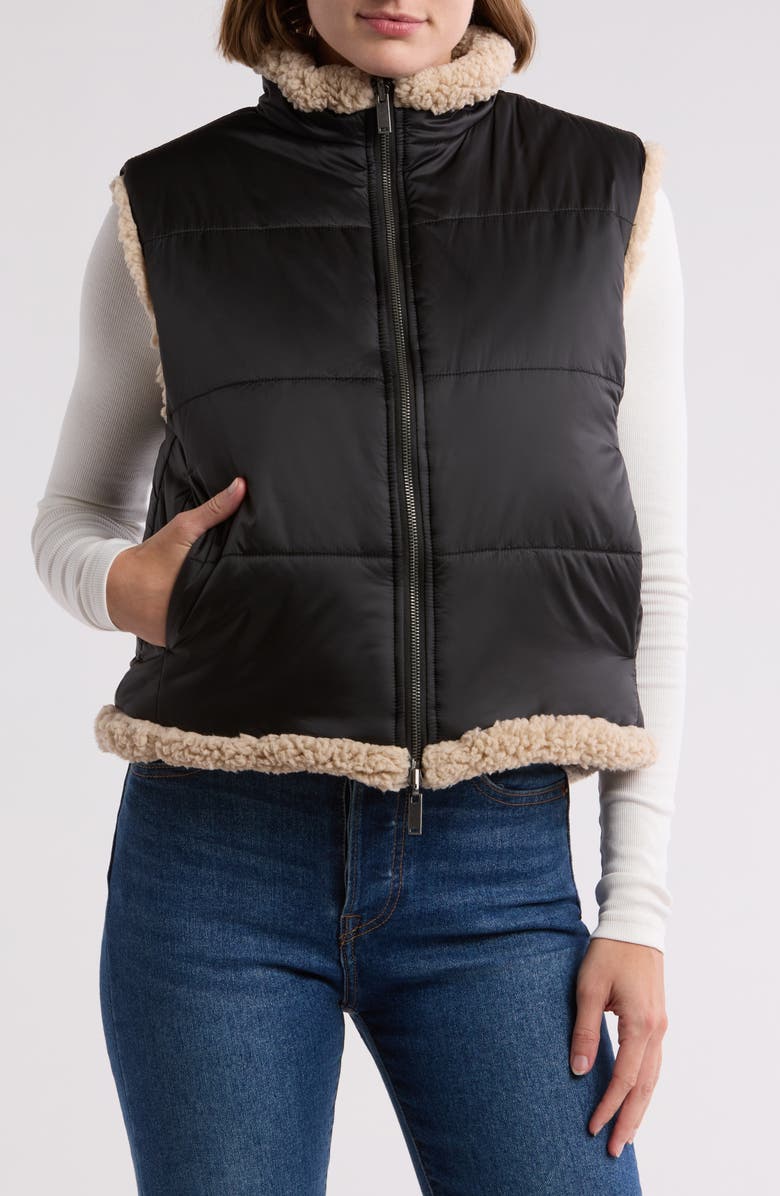 RDI Reversible Faux Shearling Vest, Main, color, 