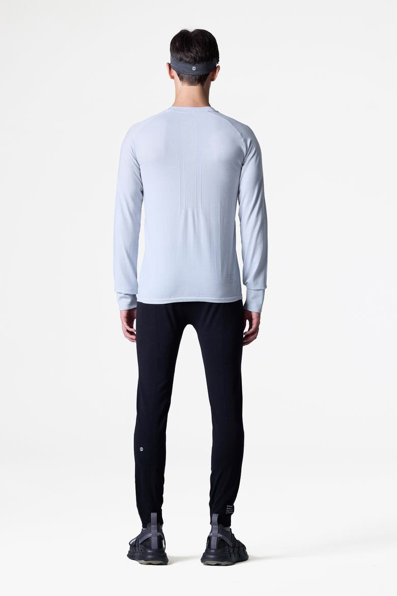 Tech Merino Classic Fit Long Sleeve Base Layer, Alternate, color, Glacier Gray