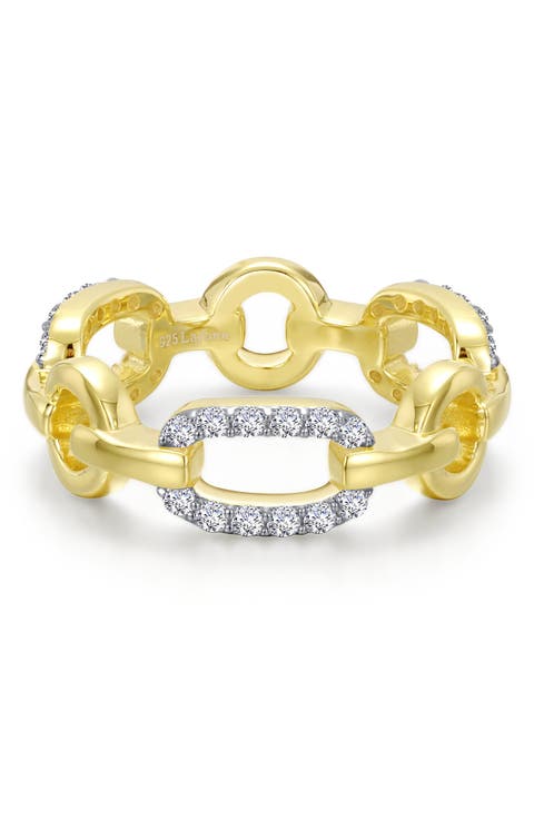 Simulated Diamond Chain Link Ring