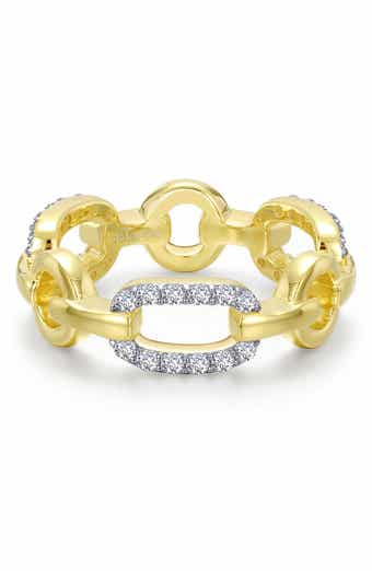 Simulated Diamond Chain Link Ring