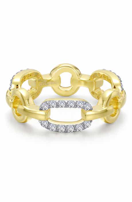 Simulated Diamond Chain Link Ring