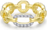Lafonn Simulated Diamond Chain Link Ring