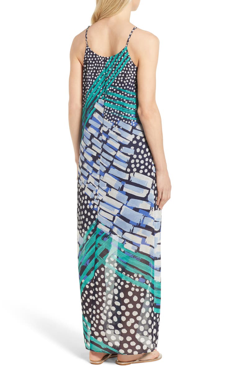 NIC+ZOE Bloom Me away Print Maxi Dress, Alternate, color, 