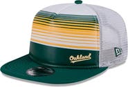 New Era Men's New Era Green Oakland Athletics Cooperstown Collection Team Horizon 9FIFTY A-Frame Trucker Snapback Hat