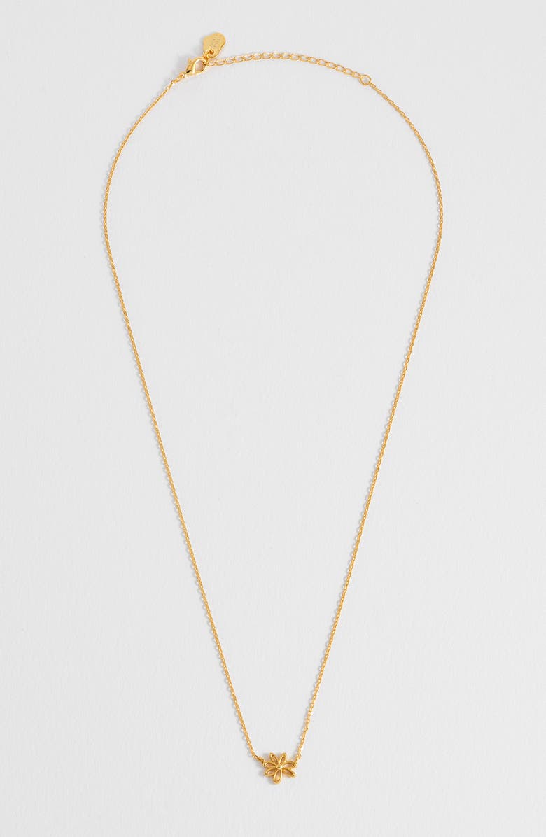 Estella Bartlett Wildflower Pendant Necklace, Alternate, color, Gold