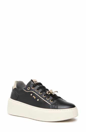 Gems Leather Platform Sneaker