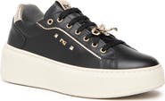 NeroGiardini Gems Leather Platform Sneaker