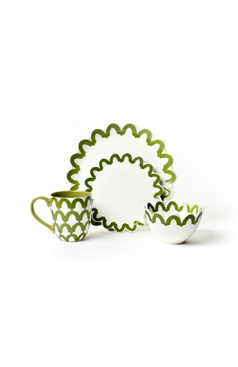 Olive Arabesque 4 Piece Place Setting
