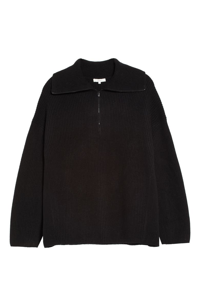 Vince Wool & Cashmere Half Zip Sweater, Alternate, color,
