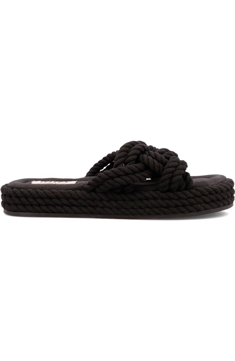 MIA Limited Edition Miko Sandal, Alternate, color, Black Rope