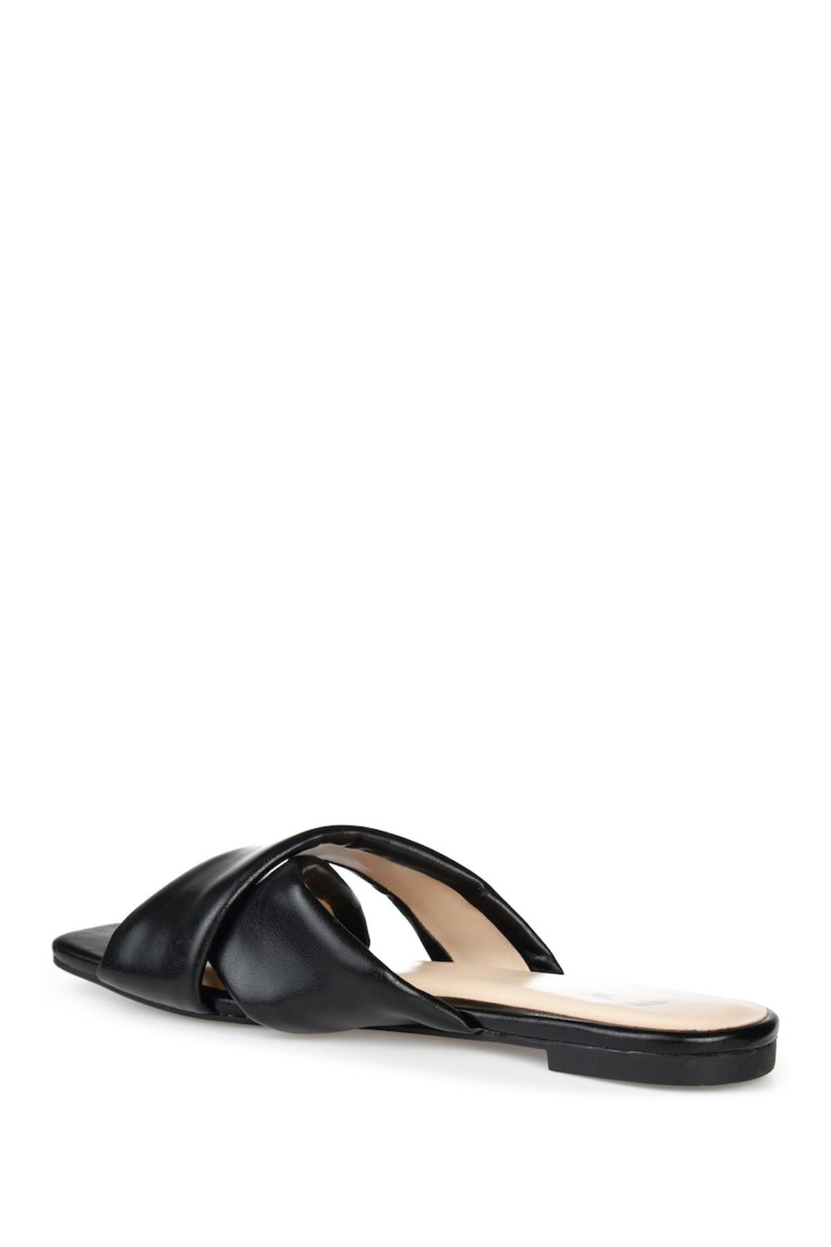 Journee Collection Carlotta Slide Sandal, Alternate, color, Black