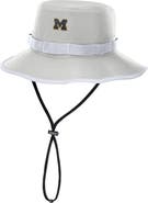 Nike Men's Nike Gray Michigan Wolverines 2025 Sideline Apex Boonie Bucket Hat