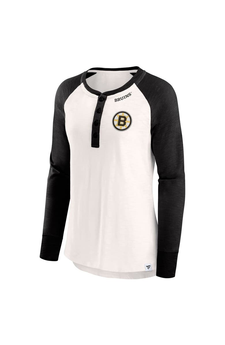 FANATICS Women's Fanatics White Boston Bruins True Classics Rigorous Long Sleeve T-Shirt, Alternate, color, White