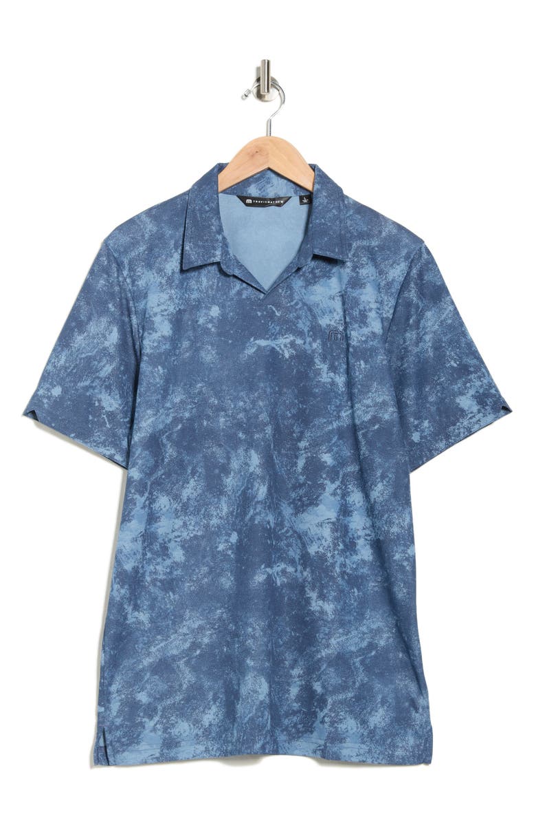 TravisMathew Barrel Break Polo, Alternate, color, Total Eclipse