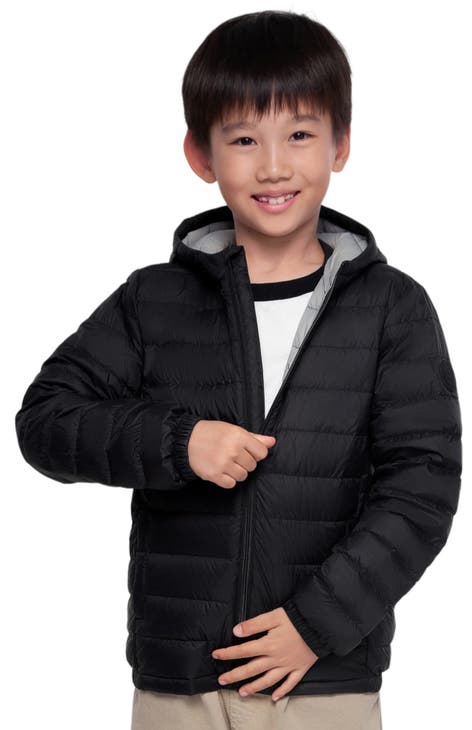 Kids packable down jacket online