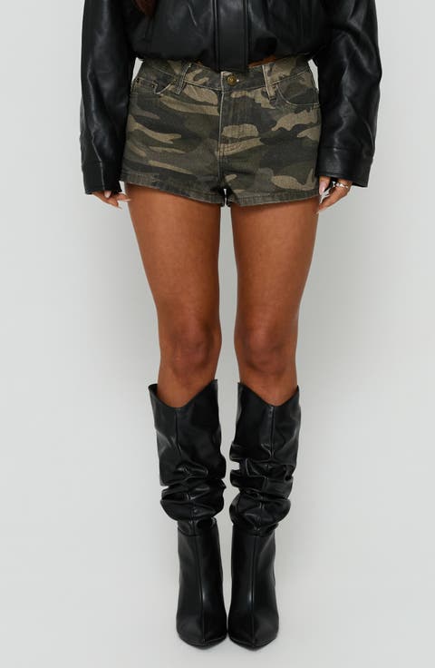 Dreamful Low Rise Mini Denim Shorts