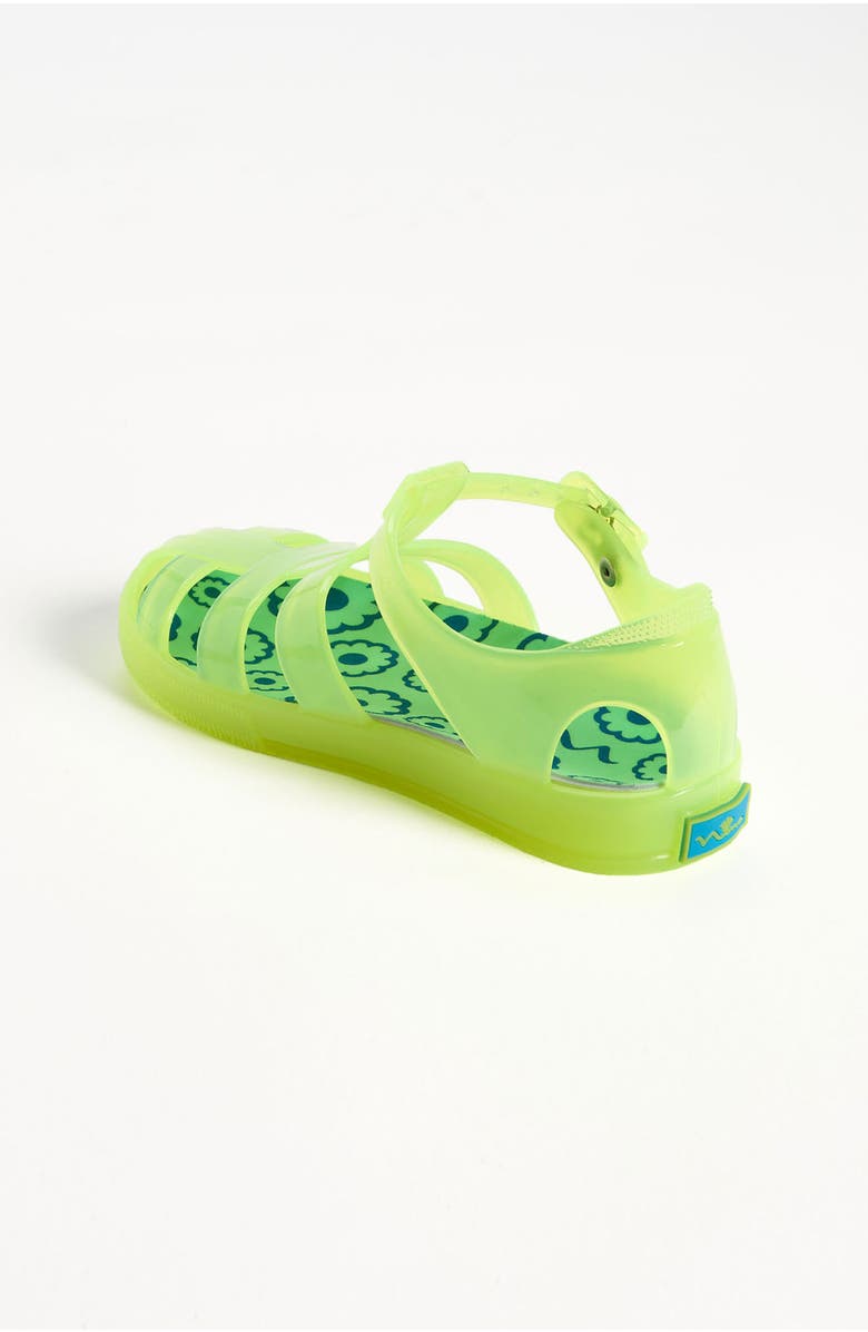 Nina 'Palisades' Neon Fisherman Jelly Sandal, Alternate, color,