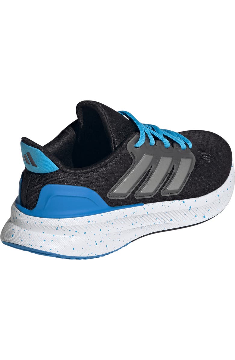 adidas Kids' Ultrarun 5 Sneaker, Alternate, color, Black/ White/ Lucid Ray Blue