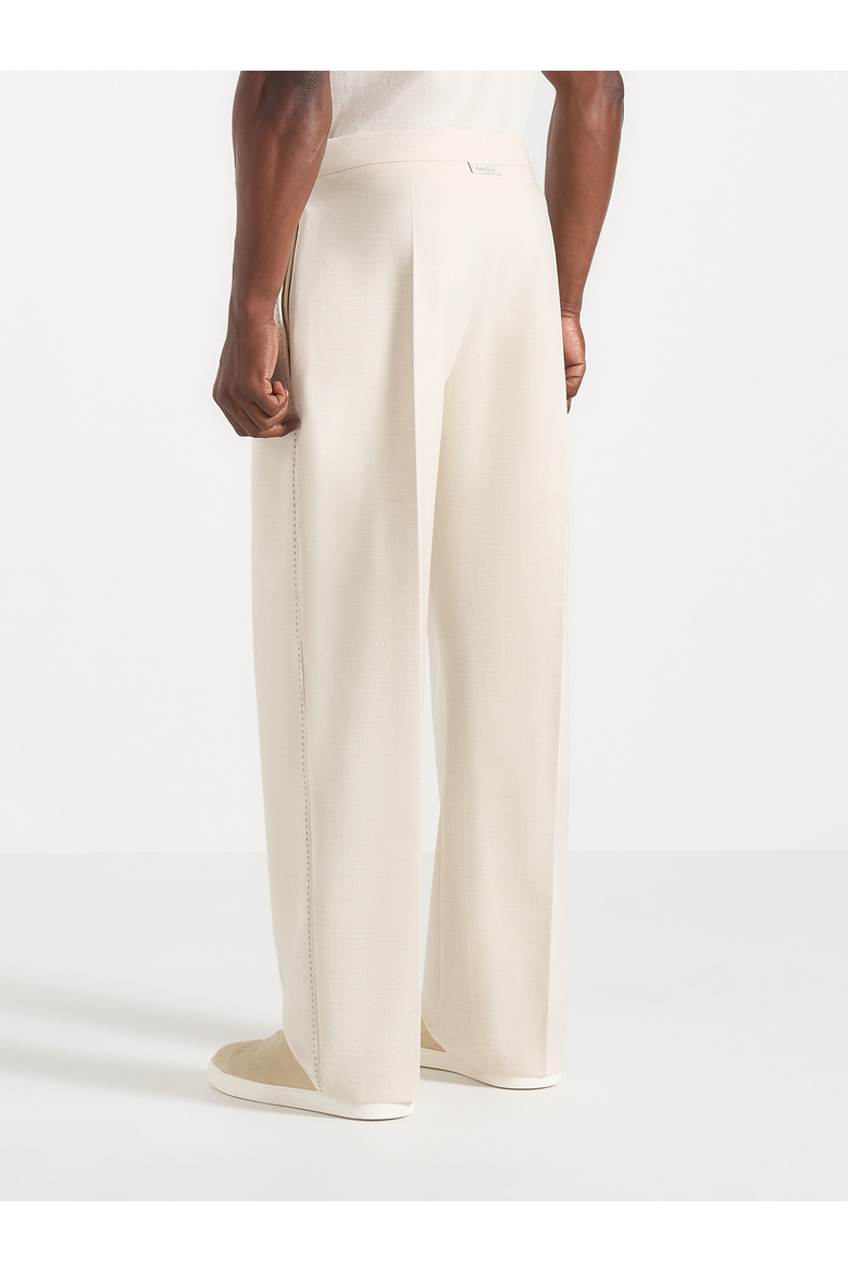 Henri Trousers, Alternate, color, Cream