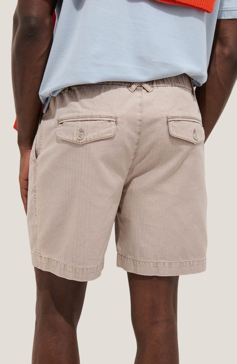 Alex Mill Pull-On Cotton Shorts, Alternate, color, Faded Grey
