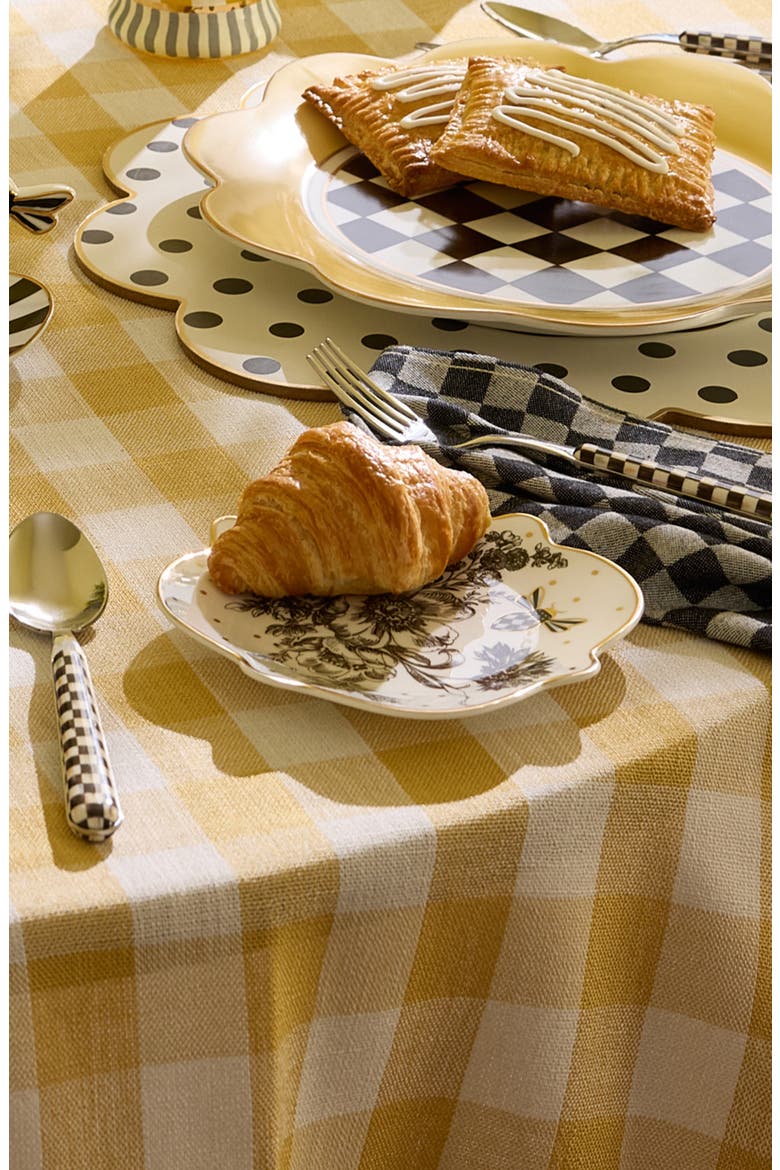 Bee Toile Bread & Butter Plate, Alternate, color, WHITE