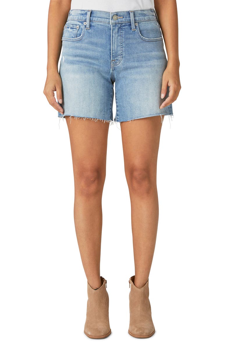 Lucky Brand Ava Mid Rise Denim Shorts, Main, color, 