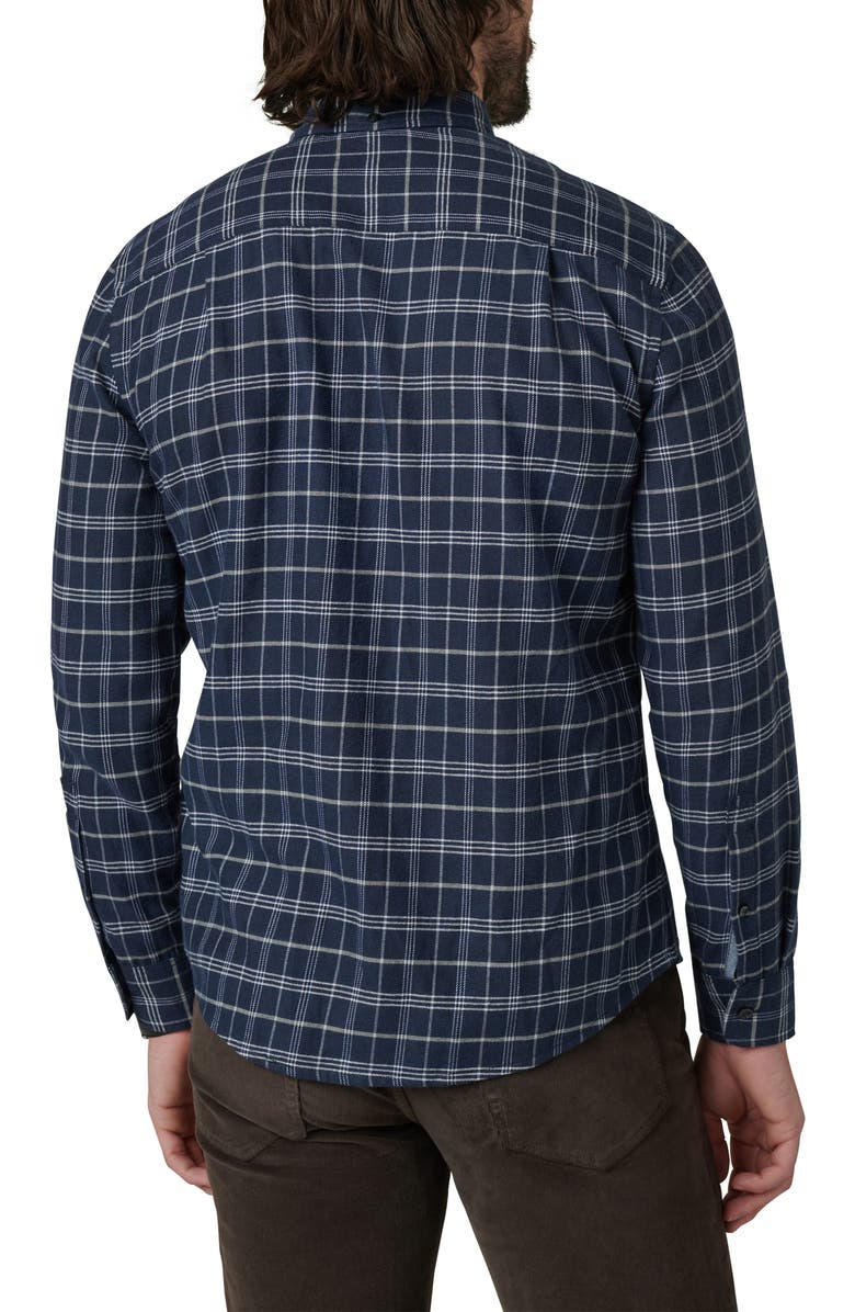 Joe's Oliver Flannel Button-Up Shirt, Alternate, color, Vintage Navy Plaid