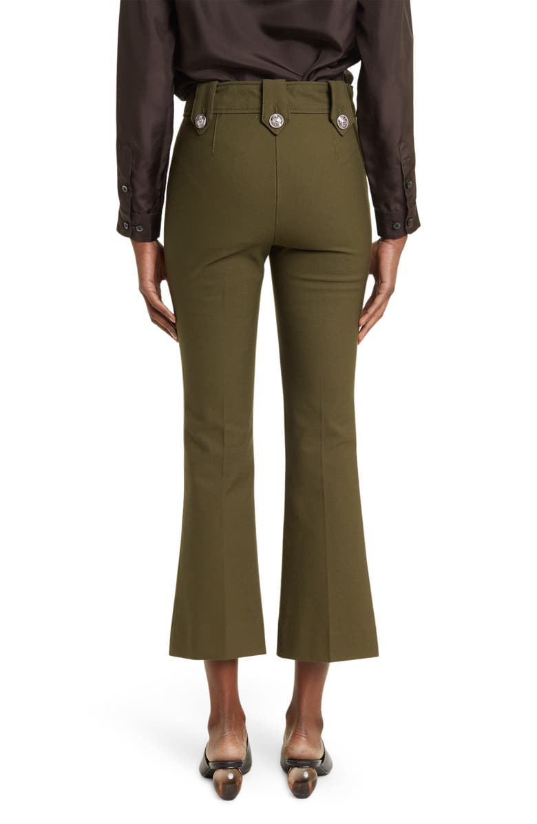 Derek Lam 10 Crosby Robertson Cropped Flare Trousers, Alternate, color,