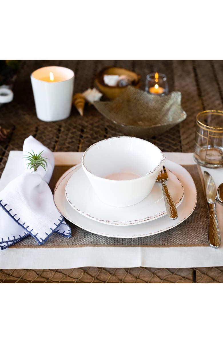 VIETRI Lastra Cereal Bowl, Alternate, color, White