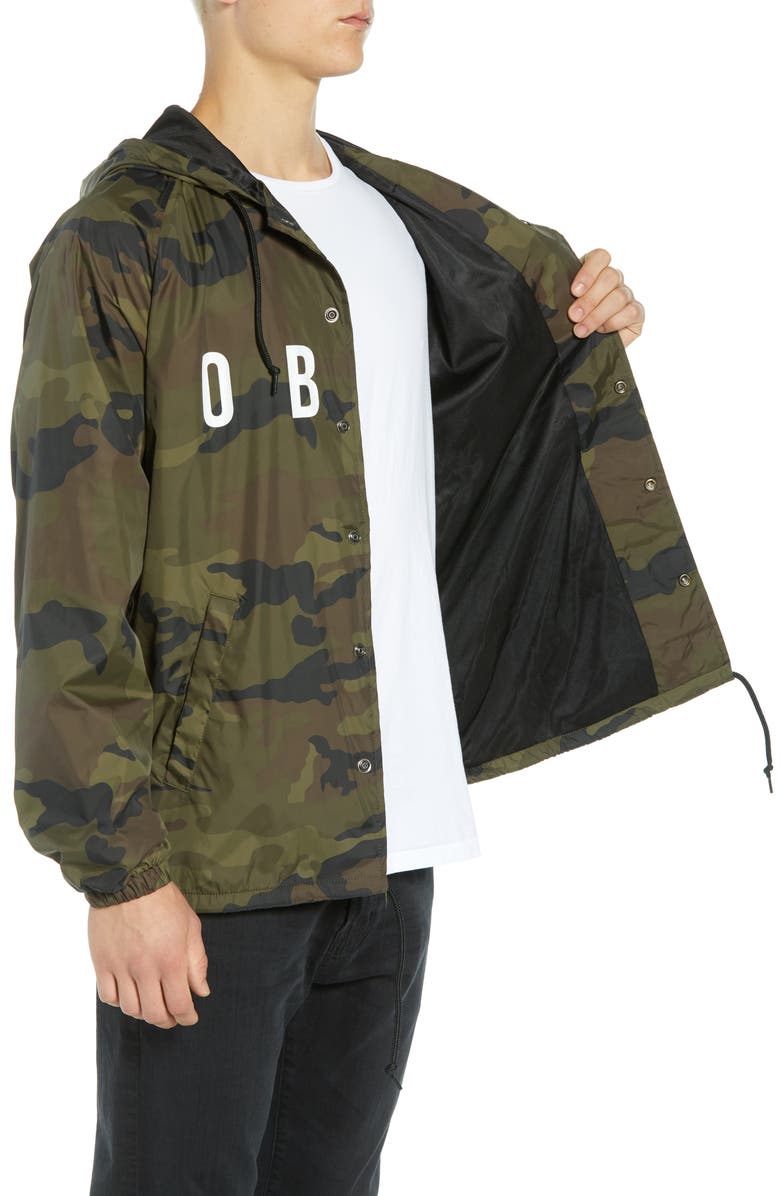 Obey Anyway Coach's Jacket, Alternate, color,