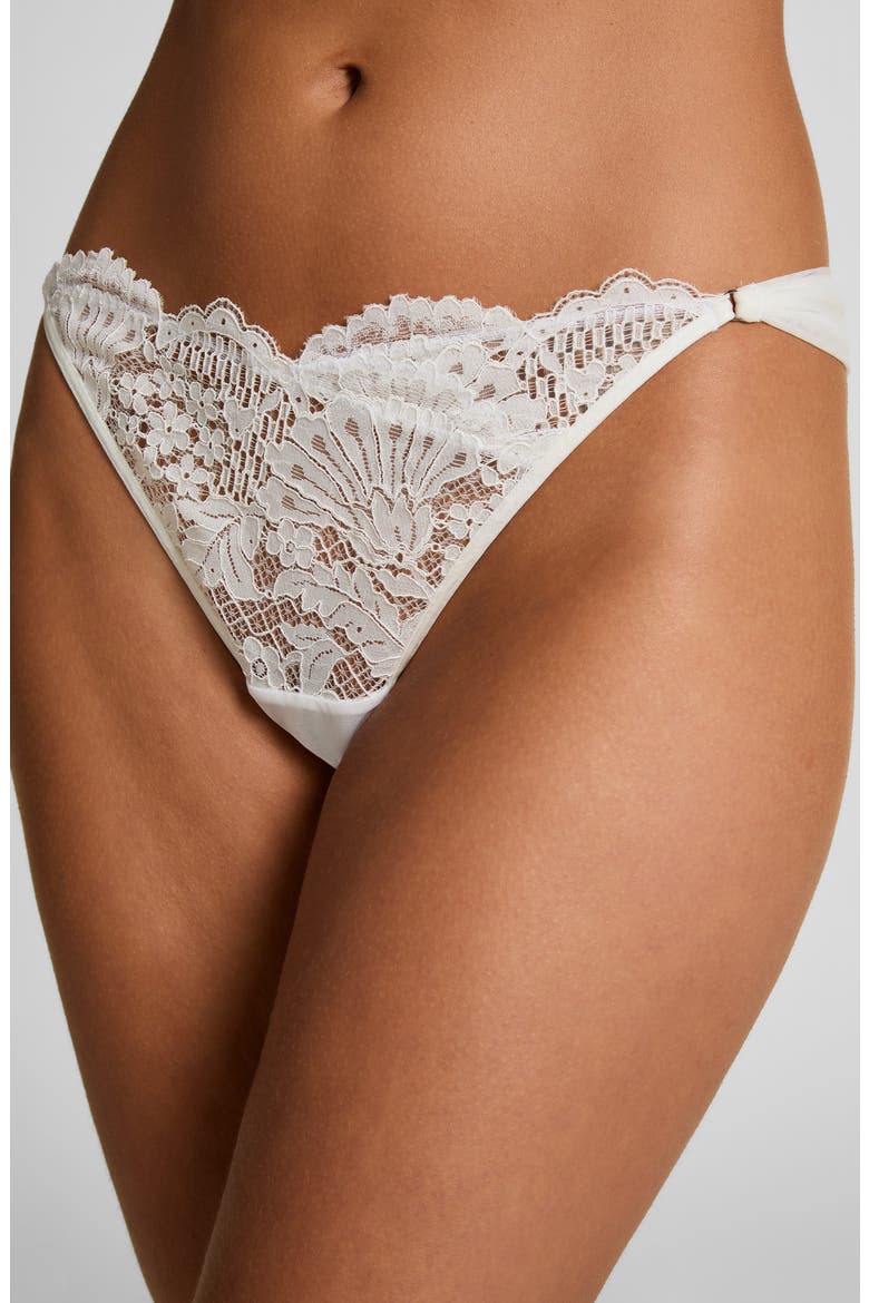 Whitney High Leg Thong, Alternate, color, SNOW WHITE