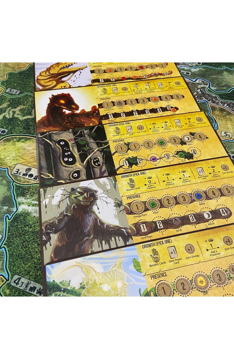 Greater Than Games Horizons Of Spirit Island Classic Spirit Panel Boards 5 Greyboard Panels, Alternate, color, Multicolored