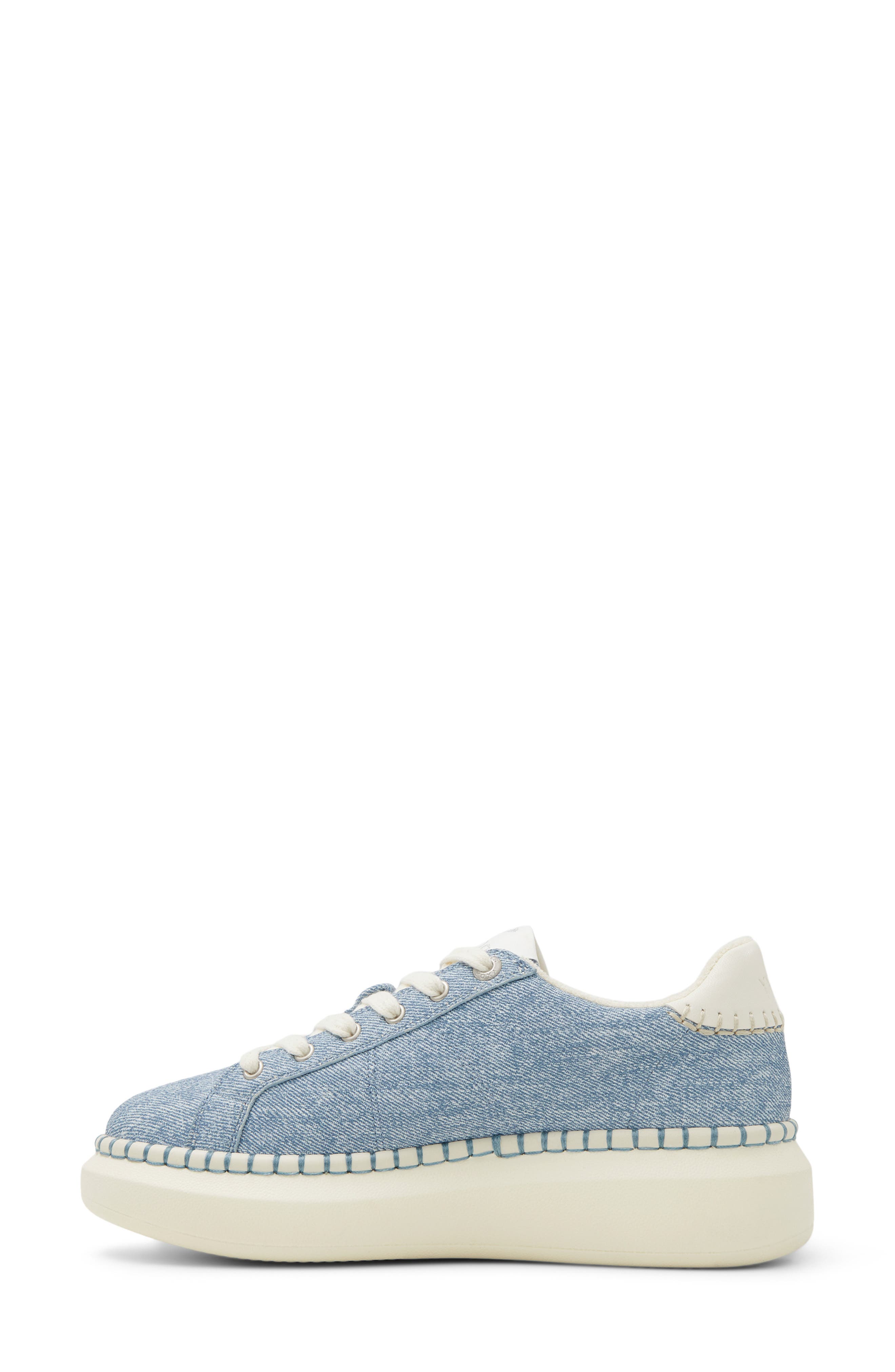 Stellar Platform Sneaker, Alternate, color, DENIM