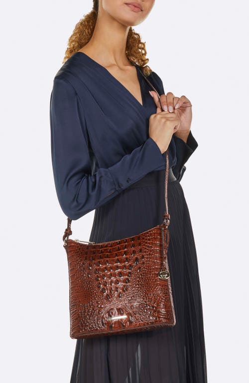 Brahmin Katie Croc Embossed Leather Crossbody Bag