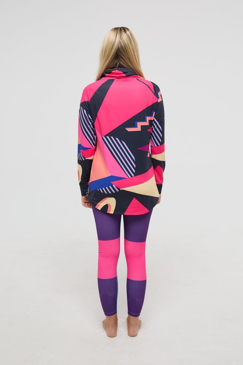 High Neck Baselayer Top Hotstepper -  Women's, Alternate, color, multi-colour
