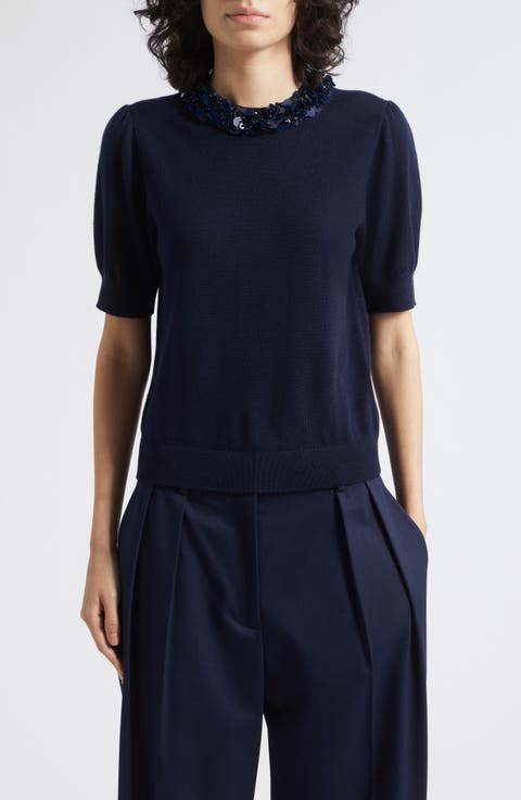 Jude Embellished Wool Sweater
