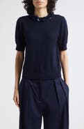 Ulla Johnson Jude Embellished Wool Sweater