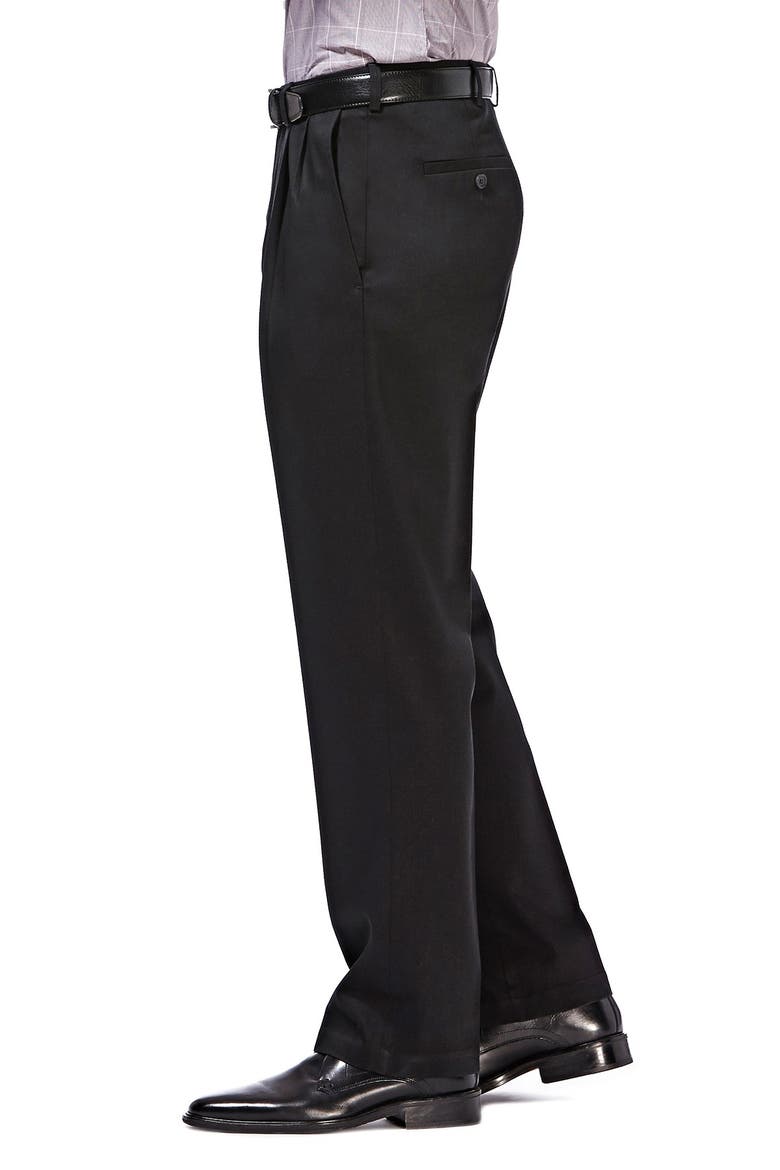 Haggar Premium No Iron Khaki Classic Fit Pant, Alternate, color, BLACK