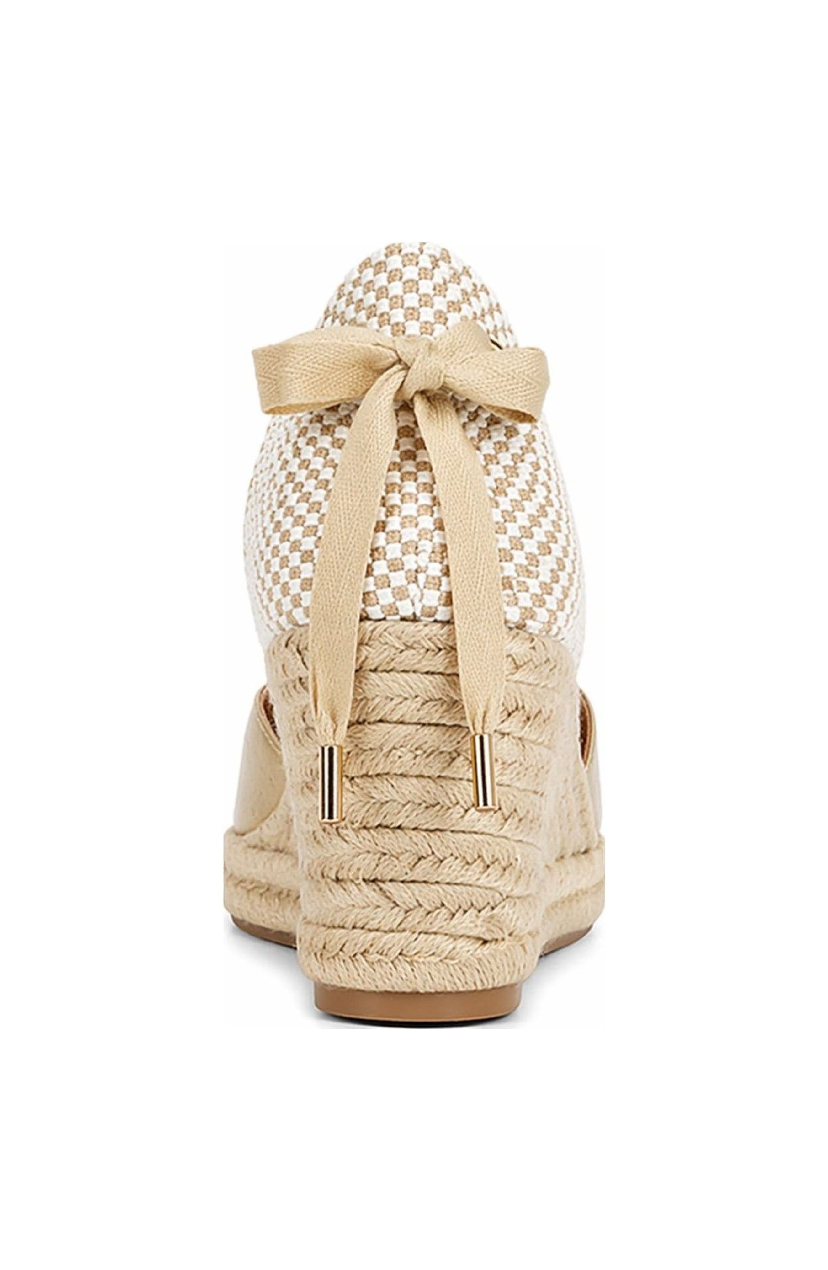 Jimena Mid Laces Espadrille Sandal, Alternate, color, Bronze