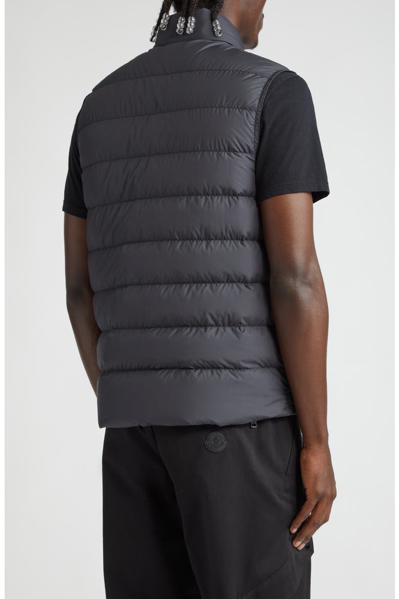 Treompan Quilted Down Puffer Vest, Alternate, color, BLACK