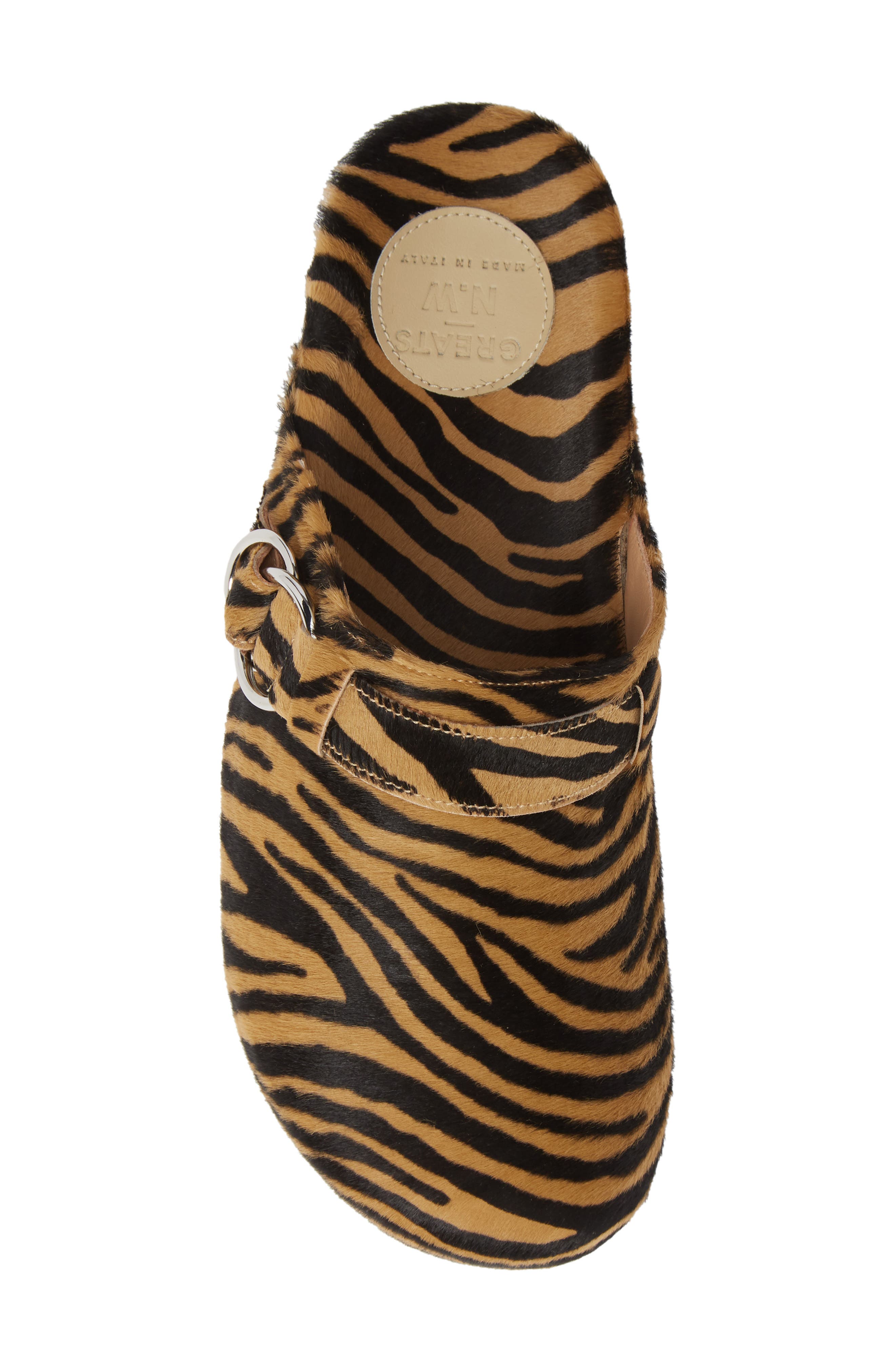 GREATS Nick Wooster x GREATS Genoa Genuine Calf Hair Clog, Alternate, color, 