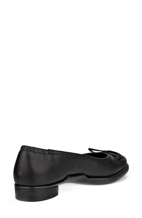 Ecco Sculpted Lx Ballet Flat In Black