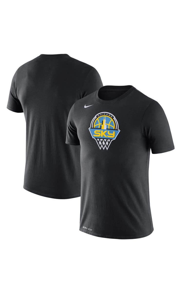 Nike Men's Nike Black Chicago Sky Logo Performance T-Shirt, Alternate, color, Black